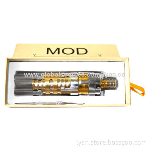 2014 Best Dreadnaut Mod, 26650 Stainless Steel and Brass, 3.7-4.2V Voltage